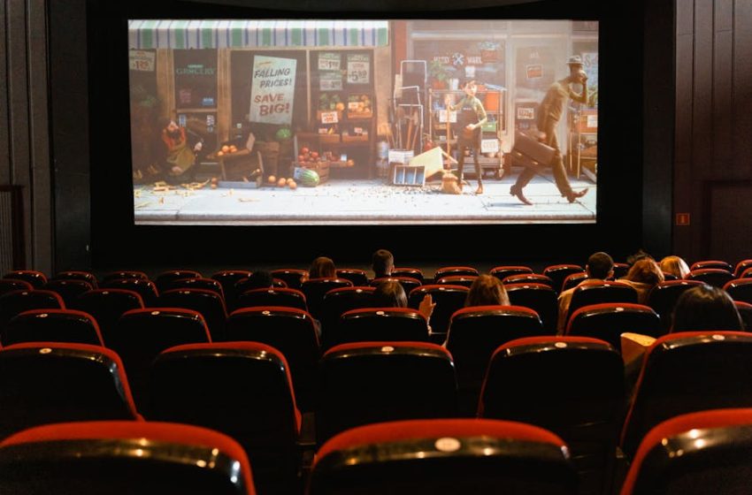 Film na velikom platnu u bioskopu