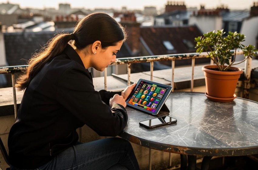 Žena gleda u tablet